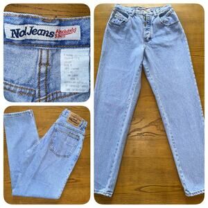 SO UNIQUE 90s No! Jeans Absolutely Blues Women Sz 9 26W 29L Jeans Button Fly Mom